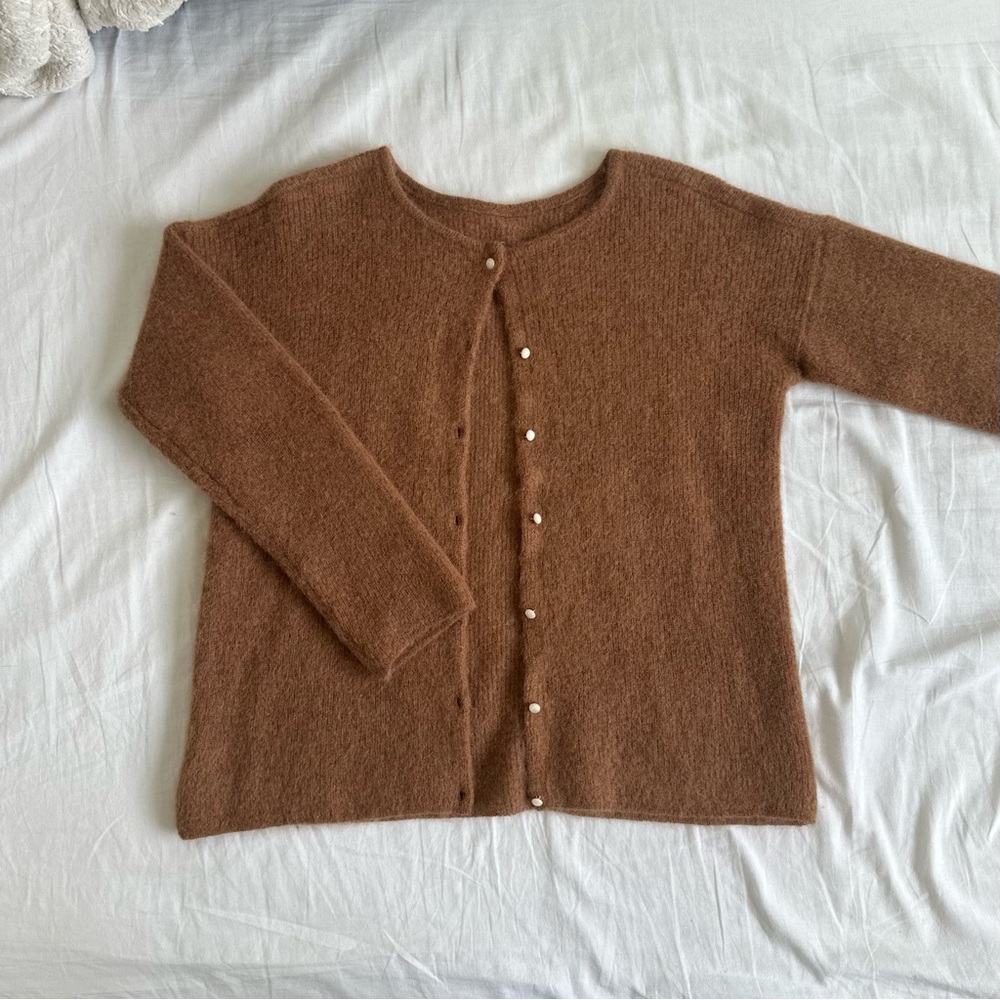 SEZANE brown cardigan